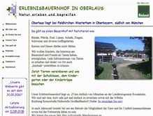 Tablet Screenshot of erlebnisbauernhof-oberlaus.de